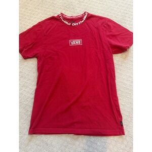 Vans Off the Wall T shirt‎ Red size  Medium